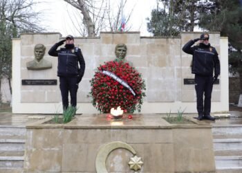 Neftçalada 20 Yanvar şəhidlərinin 36-cı il dönümü qeyd olunub