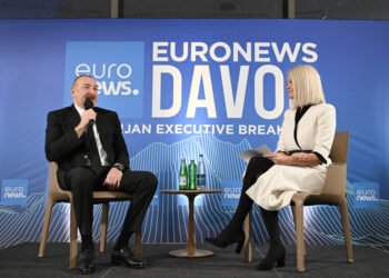 Prezident Davosda “Euronews” televiziyasına müsahibə verib