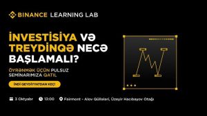 Binance kriptosavadlılığa marağın artması fonunda Azərbaycanda təhsil təşəbbüslərini genişləndirir