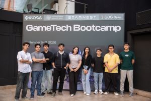 “TinyTamers” komandası “GameTech Bootcamp”də birinci oldu