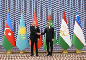 Prezident İlham Əliyev Türkmənistanda Mərkəzi Asiya Dövlət Başçılarının 8-ci Məşvərət görüşündə iştirak edir